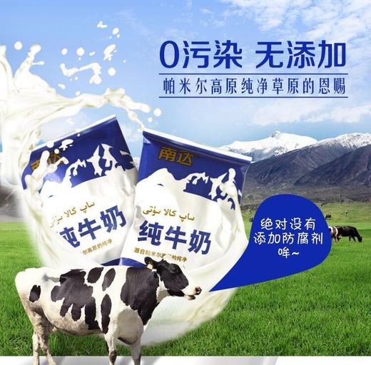 南达纯牛奶袋装 新疆帕米尔高原牧场  利乐枕200g*20包/箱 商品图0