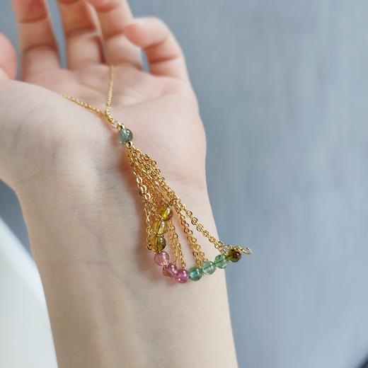 碧玺裙摆吊坠项链 商品图1