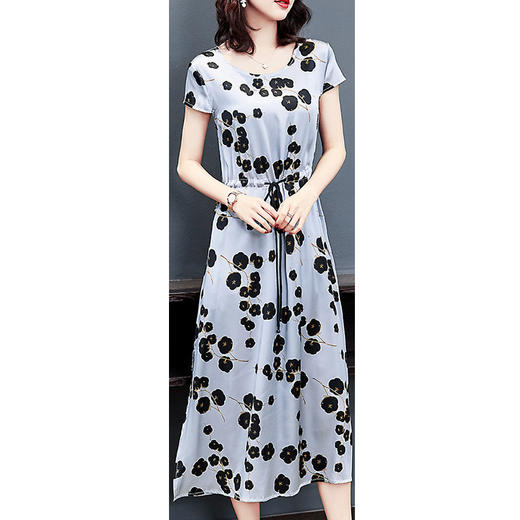 ALF-2020年夏新款贵夫人阔太太高贵典雅减龄显瘦裙 商品图4