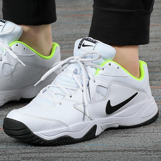 特价！温网款 Nike Court Lite 2 网球鞋 （白/荧光黄） 商品图2