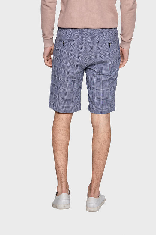 callisto丹宁色苏格兰格纹三件套便西短裤  SPCPW079LG 商品图3