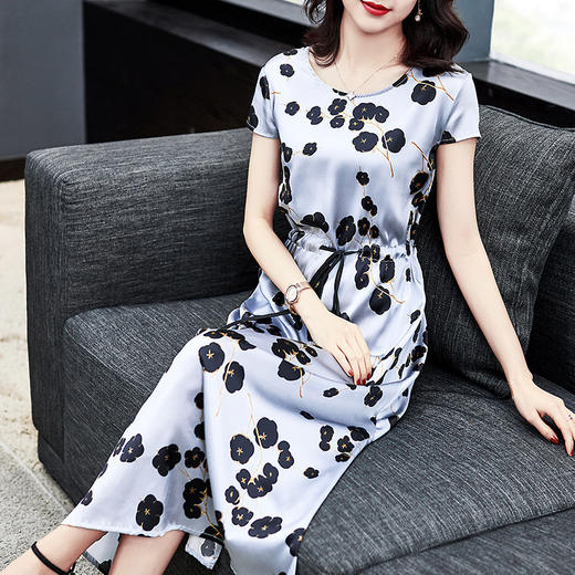 ALF-2020年夏新款贵夫人阔太太高贵典雅减龄显瘦裙 商品图2