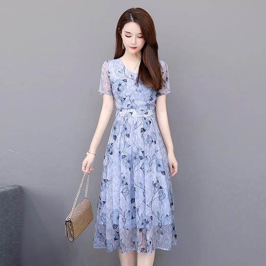 YYZJ-DB39556828中年新款高贵年轻妈妈气质阔太太连衣裙 商品图1