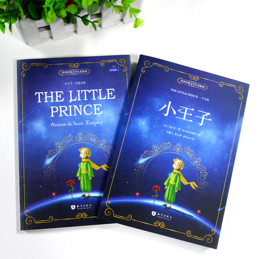 小王子书中文版+英文版the little prince【2册套装】 世界经典文学名著系列 商品图1