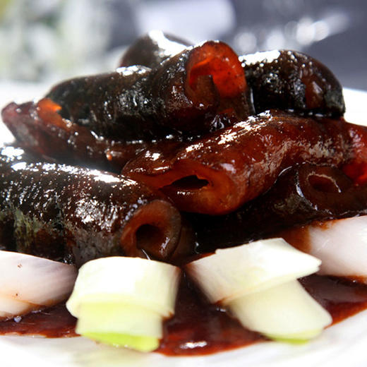 买一送一乌参即食大乌参茄参新鲜海参野生冷蒸黑光参肉厚400g包邮