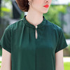 MQ-FHSQ-FA113夏装新款洋气复古短袖雪纺衫YY 商品缩略图3