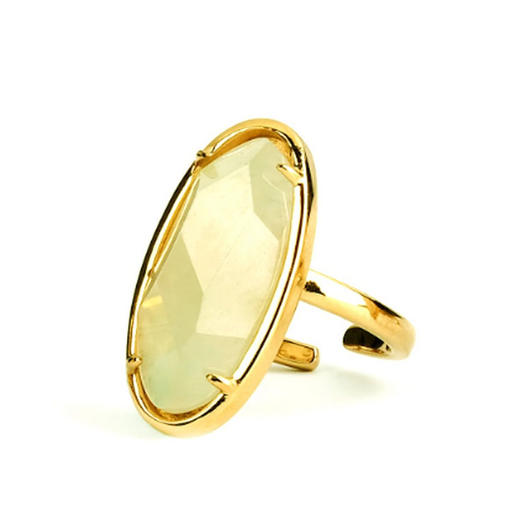 天然翡翠椭圆戒指 台湾设计师品牌Tracey Chen 商品图5