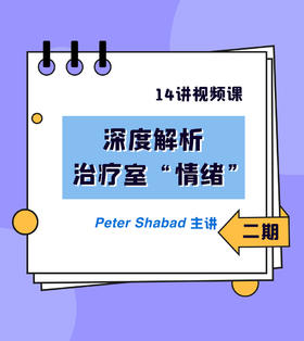【KY粉丝专享】（二期）贯穿你一生的创伤、内疚与羞耻 | 深度解析治疗室“情绪”【Peter Shabad×视频14讲】