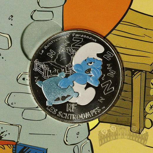 2020法国蓝精灵纪念币 商品图1