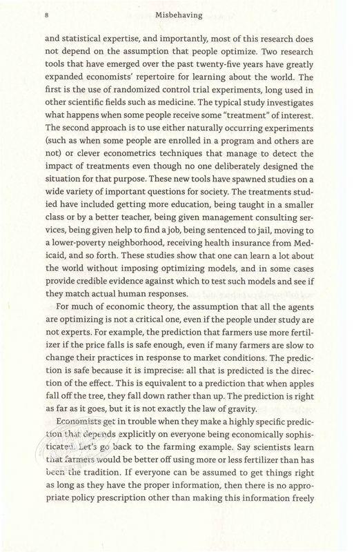 预售 错误的行为:解读行为经济学 英文原版 Misbehaving 理查德 泰勒 Richard H. Thaler 2017年诺贝尔经济学奖得主 商品图6