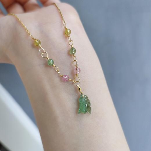 碧玺小鱼项链 商品图1