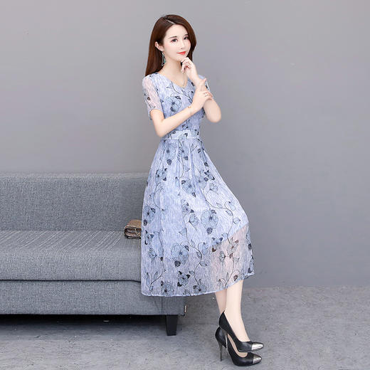 YYZJ-DB39556828中年新款高贵年轻妈妈气质阔太太连衣裙 商品图3