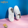 Safiya索菲娅网红圆头小白鞋弹力带女休闲鞋2021新款SF11112011 商品缩略图1