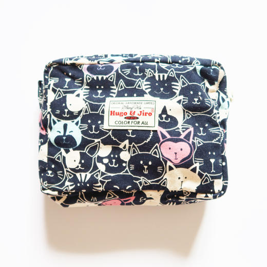 HUGOJIRO化妆包插画猫猫帮 商品图0