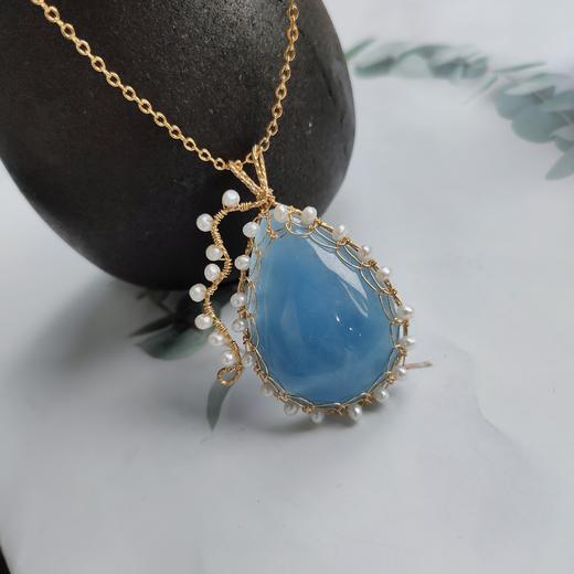 海蓝宝项链 商品图0