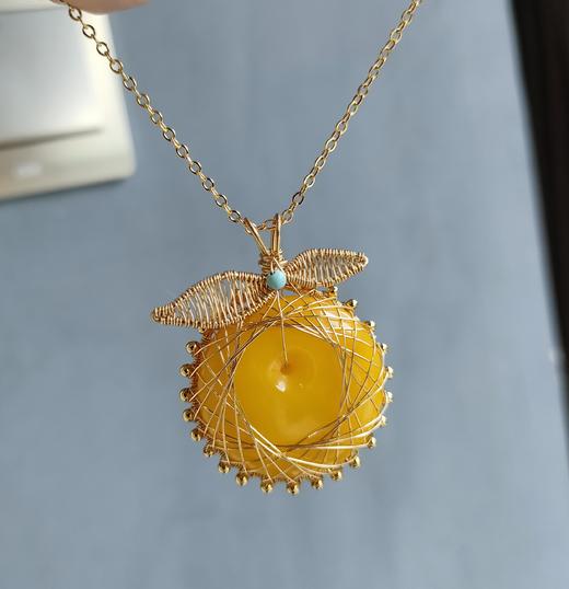 蜜蜡苹果项链 商品图1