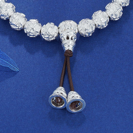 【六字箴言】子佩集纯银真言手串【HC31048】手链206 商品图4