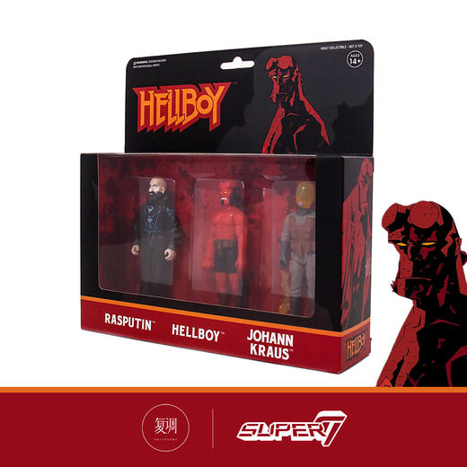 Super7 Hellboy ReAction Figure 地狱男爵 商品图3