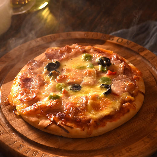 舌得诱香培根披萨7寸