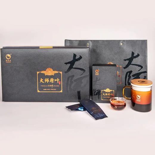 大师茶 原叶茯茶300g礼盒装 安化黑茶内含独立装 商品图0