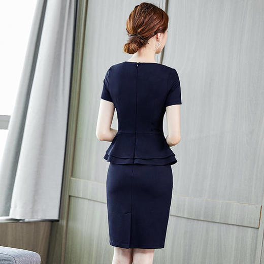 MC-8109新款高端薄款时尚气质职业连衣裙 商品图3