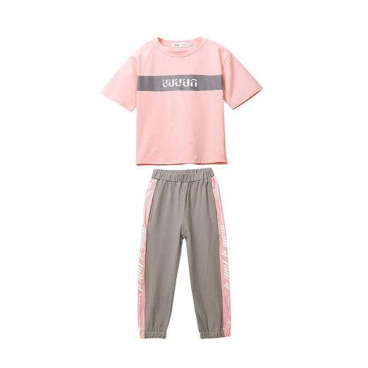 YD-678新款短袖儿童装洋气韩版网红中大童时髦WH 商品图4