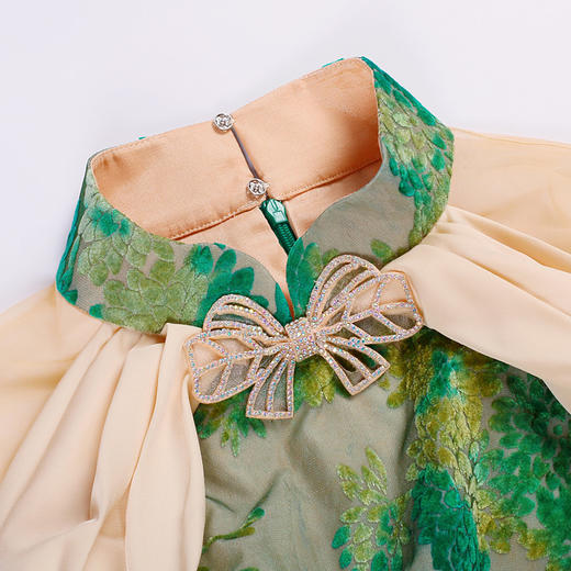 DLQ-A2493法式改良鱼尾旗袍 高端名媛气质连衣裙礼服 商品图3