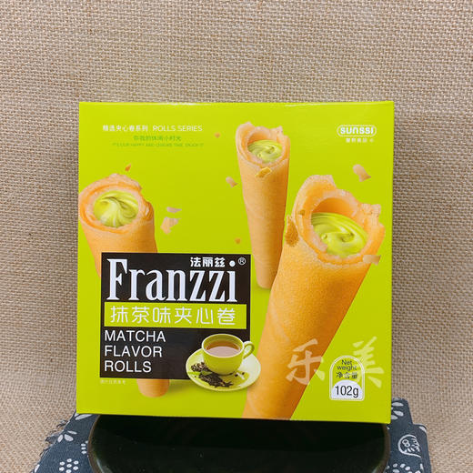法丽兹夹心蛋卷椰子味香草味抹茶味