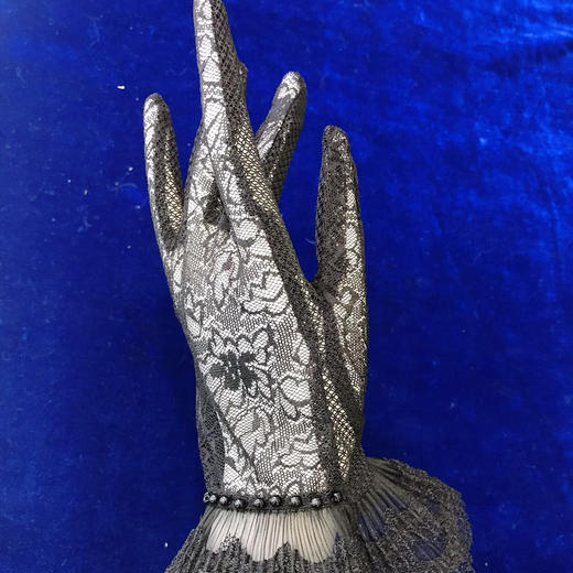 玛格丽特/Margaret Mitchell  黑色蕾丝短款袖套 商品图0