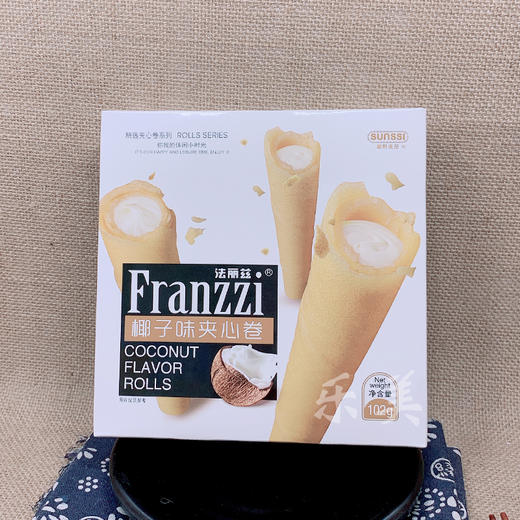 法丽兹夹心蛋卷椰子味香草味抹茶味