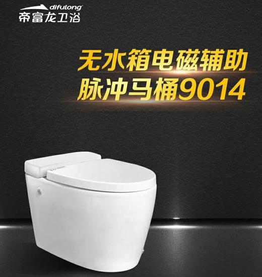 帝富龙 脉冲坐便器 9014 陶瓷后盖 无水箱 400 商品图0