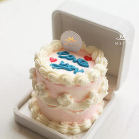 Mini戒指盒小蛋糕