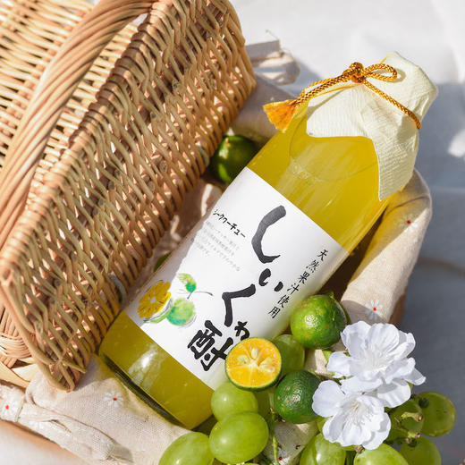 柑橘の二重奏 酸得上瘾 日本原装进口宫下四季柑小青桔酒500ml 20度烈