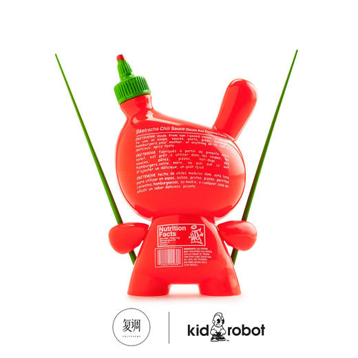 Kidrobot Sketracha 是拉差辣椒酱 Dunny 商品图2