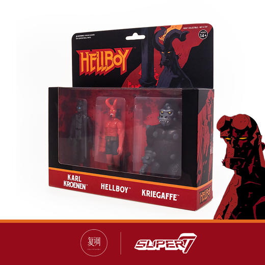 Super7 Hellboy ReAction Figure 地狱男爵 商品图1