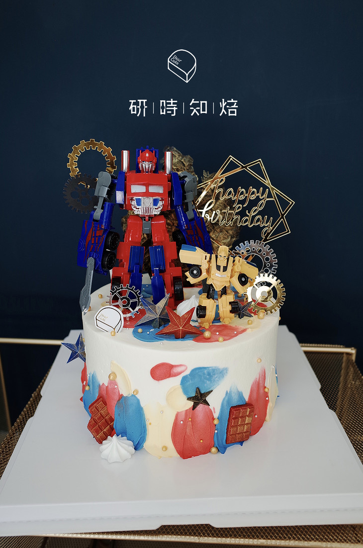 【擎天柱/变形金刚】动物奶油蛋糕