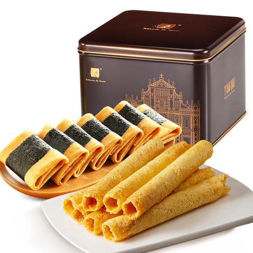 寻源坊丨正宗澳门葡韵特产手工鸡蛋卷凤凰卷礼盒