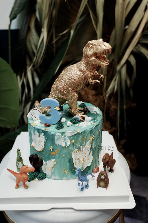 恐龙蛋糕图片简单图片