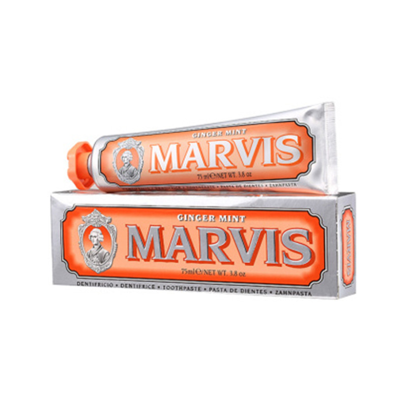 意大利玛尔斯Marvis牙膏橙色生姜薄荷75ml 香港直邮JPY带授权招加盟代理