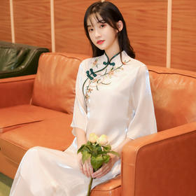 YSY-518新式中国风蚀骨年轻款复古仙气连衣裙