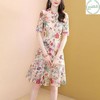 HT-5155复古旗袍连衣裙2020年新款时尚减龄短裙子 商品缩略图1