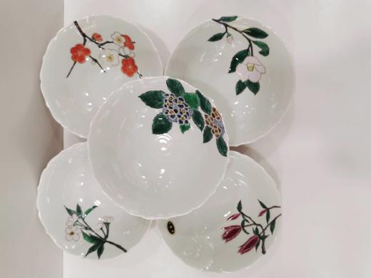 5F 石村 日本进口九谷烧5入深钵  1*5 商品图1