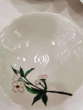 5F 石村 日本进口九谷烧5入深钵  1*5