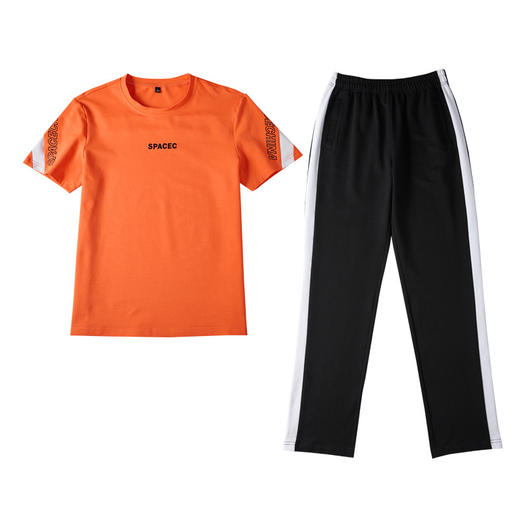 SP-1437732情侣薄款运动套装   短袖长裤运动服 商品图4