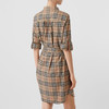 BURBERRY 巴宝莉 女士 Vintage 格纹弹力棉质系腰衬衫式连衣裙 8024585 A7028 商品缩略图2