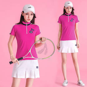 SP-9045HFGET夏季网球裙球服 短袖休闲裤裙套装