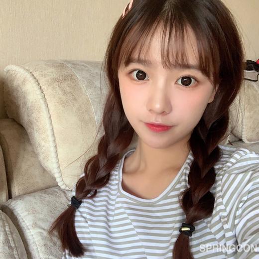 Springcon·年抛 初恋黑  14.5  韩产0-800度<一副两片> 商品图3