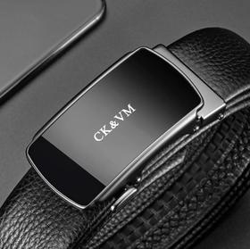 【服饰鞋包】*男士腰带商务休闲自动扣belt头层牛皮裤带皮带男