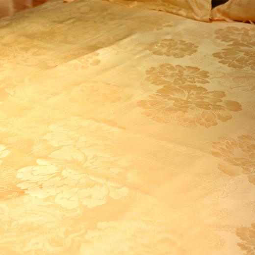 SAINTJOY/上久楷家纺四件套 红红火火纹·米色TZ13436 商品图1