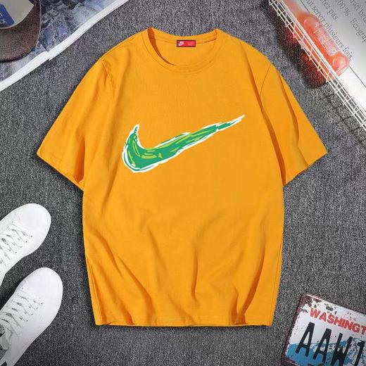 nike耐克大钩涂鸦男女休闲运动纯棉短袖t恤nk1124